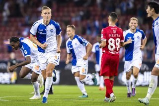 Kristers Tobers, auteur du 2-1 pour GC lors du match contre le FC Sion